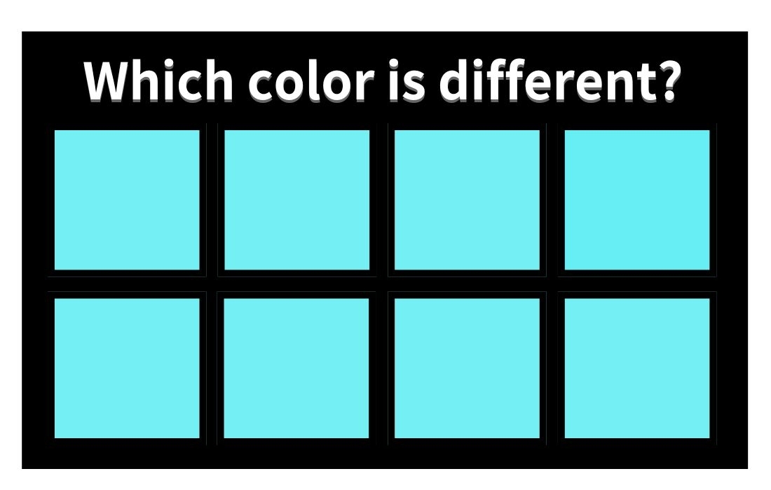 What is your color sense level?＜1＞