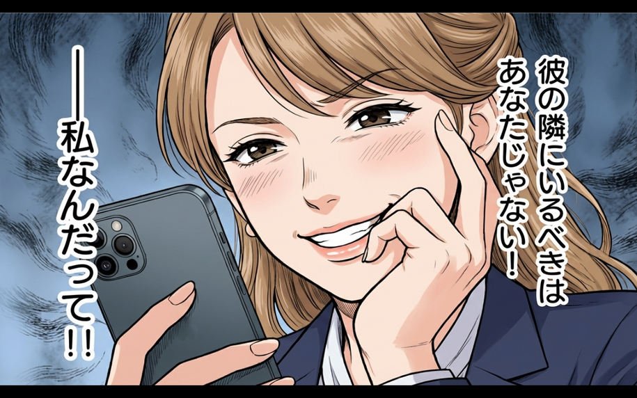 彼の心を掴むのは私！「あなたに気付いてほしい」妻に存在を示し続けた夫の彼女の策略