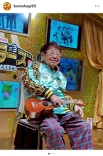 高木ブー、「ドリフターズ展」でウクレレ片手に来場者を歓迎　加藤茶は体調不良で欠席