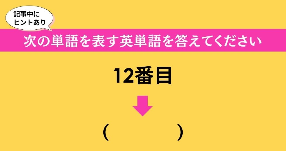 大人ならわかる？ 中学校の「英語」問題＜Vol.522＞