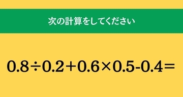 大人ならわかる？ 小学校の「算数」問題＜Vol.2482＞