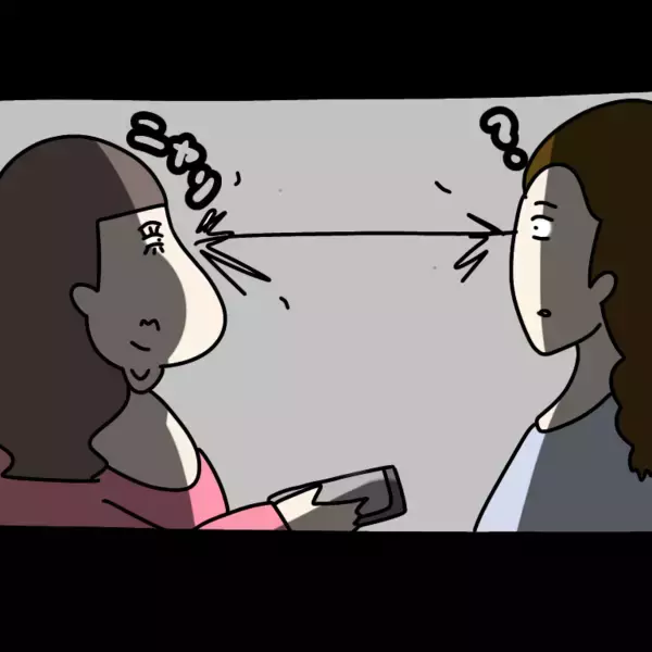 「【漫画】コミュ力高し！ 一方的に話してるのに会話が成立【非常識な女がウチにきた Vol.79】」の画像