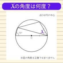 【角度当てクイズ Vol.1990】xの角度は何度？