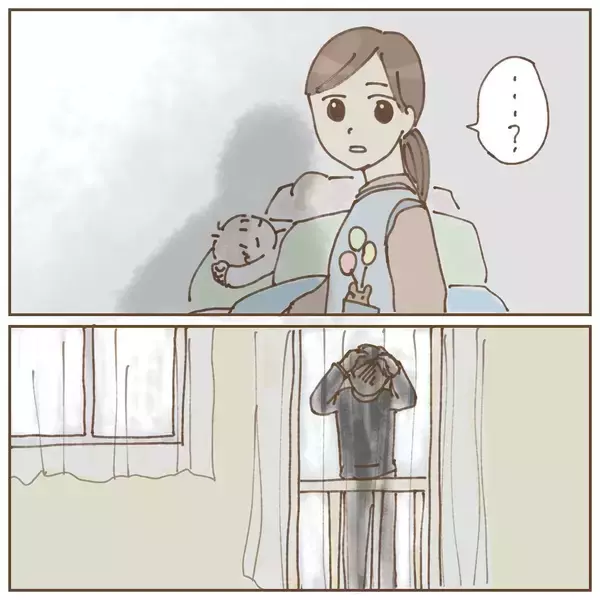 「見知らぬ男が窓から子どもを覗いている　あまりに突然で体が動かない…【漫画】」の画像