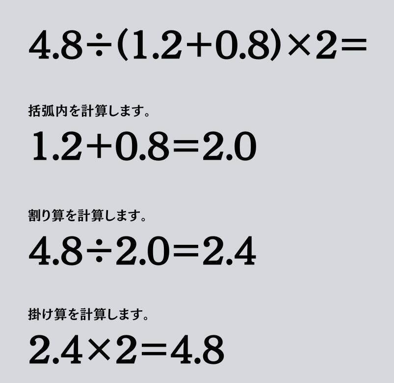 大人ならわかる？ 小学校の「算数」問題＜Vol.1510＞