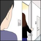「隣室の男性に引っ越しの挨拶　じっと見つめられ「変質者が多いから気をつけて」【漫画】」の画像16