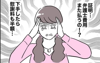 また弁護士費用が発生!? 慰謝料の半額も!? 飛ぶようにお金が減っていく！
