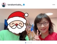 田中美佐子、娘とクリスマス料理を満喫「お腹いっぱいで眠れません」