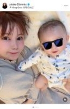 中川翔子、双子が童謡で大笑い　将来は一緒に回転寿司へ