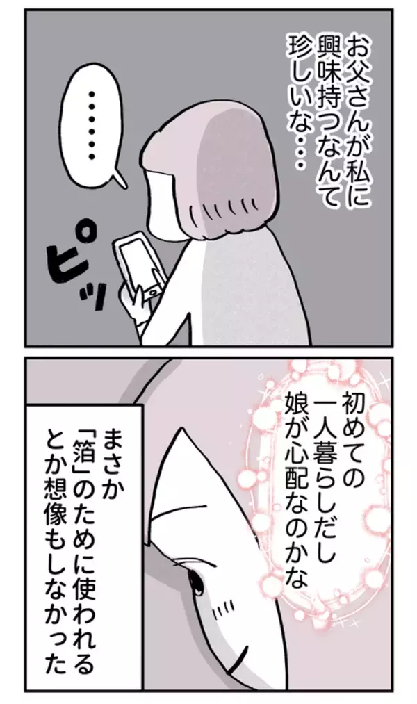 「上京した時の父の電話の理由を知り驚愕！」の画像