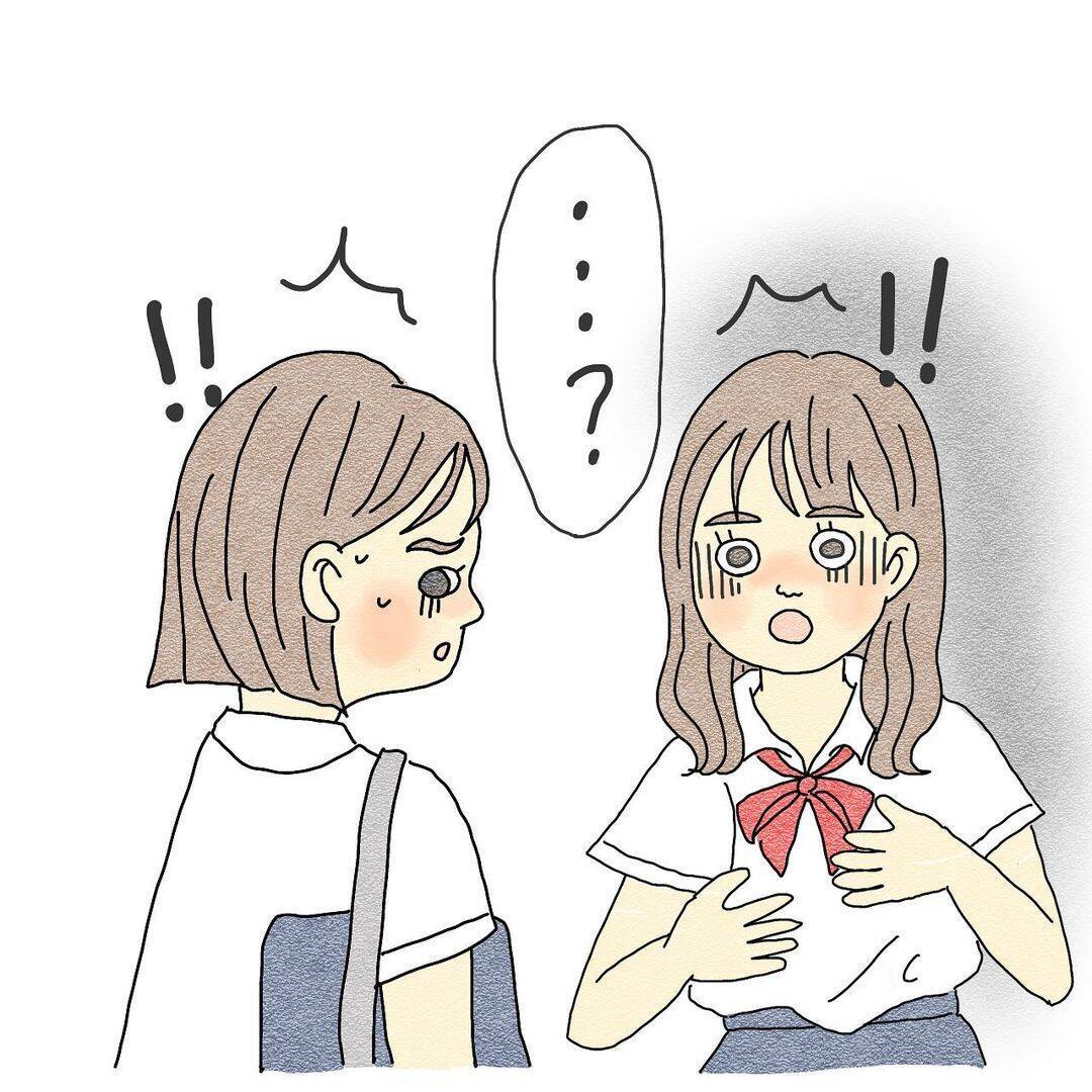 「女の子が憑いてる」霊感のある友達が夏休み明けの友人に異変を発見…いったい何が!?【漫画】