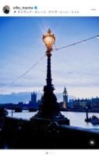 豊田エリー、ジョディ・カマー主演舞台を観劇するためダブリンへ　ロンドンでは父親と再会