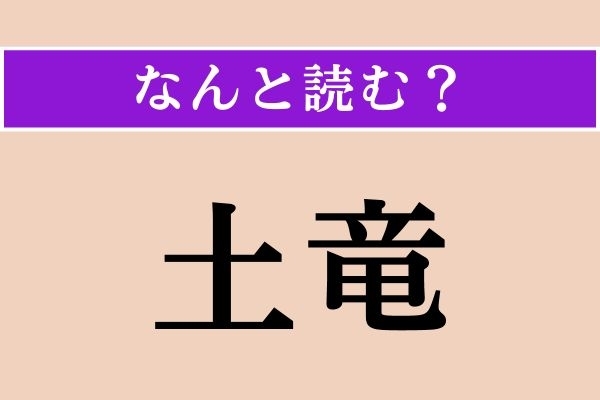 【難読漢字】「土竜」正しい読み方は？ 土の中に生息していますが、泳ぎも得意です