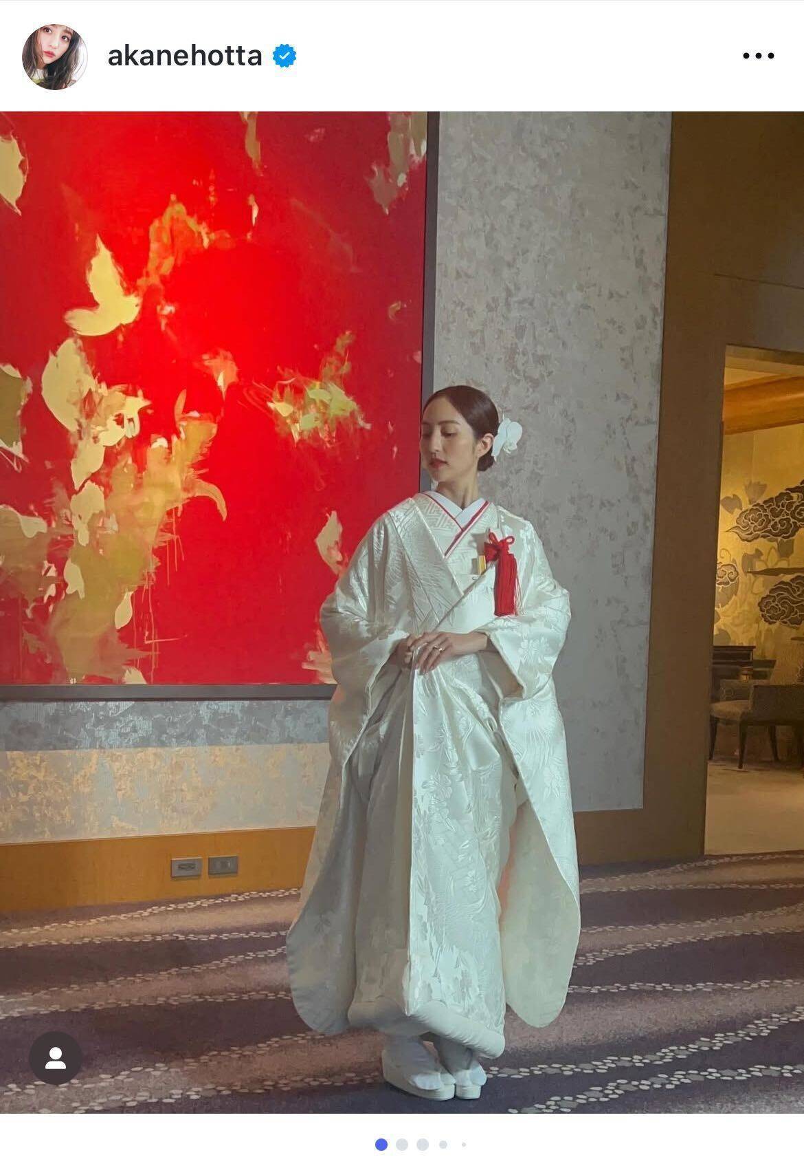 堀田茜、白無垢姿で茜霧島の鏡割りを披露「全部一生の思い出」 豪華ブランドとのコラボで最高の一日