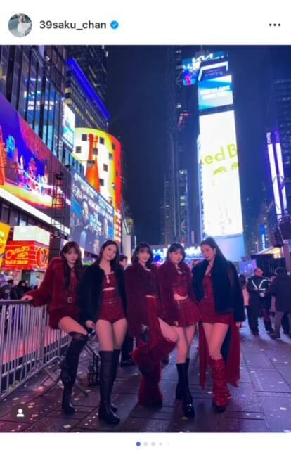 LE SSERAFIM・宮脇咲良、タイムズスクエアでの年越しを「人生のボーナスステージ」と表現