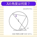 【角度当てクイズ Vol.2352】xの角度は何度？の画像