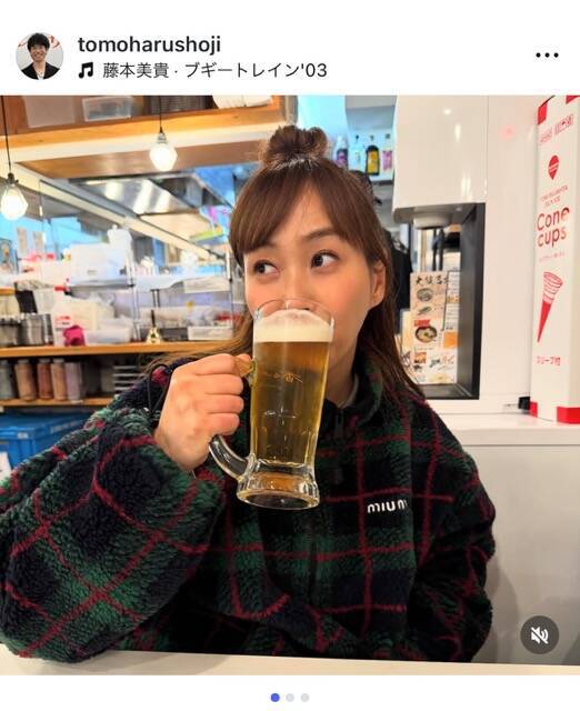 庄司智春「俺のオンナ」 妻・藤本美貴の誕生日ライブ成功を祝う夫婦の打ち上げショットを公開