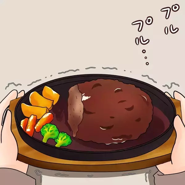 「【漫画】泣けた！「約束」を破り私のハンバーグを一心不乱に貪り食う【女は少食で然るべき Vol.39】」の画像