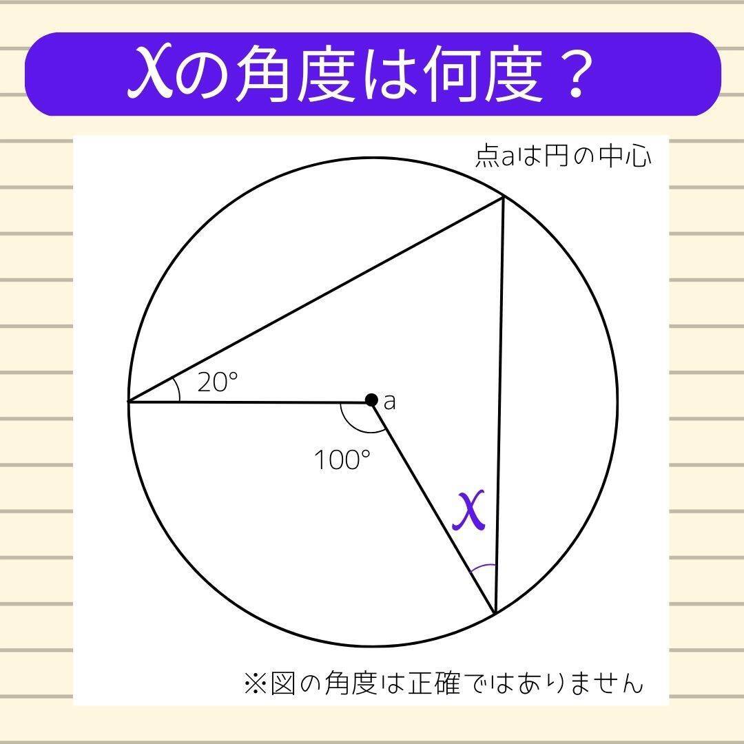 【角度当てクイズ Vol.2026】xの角度は何度？