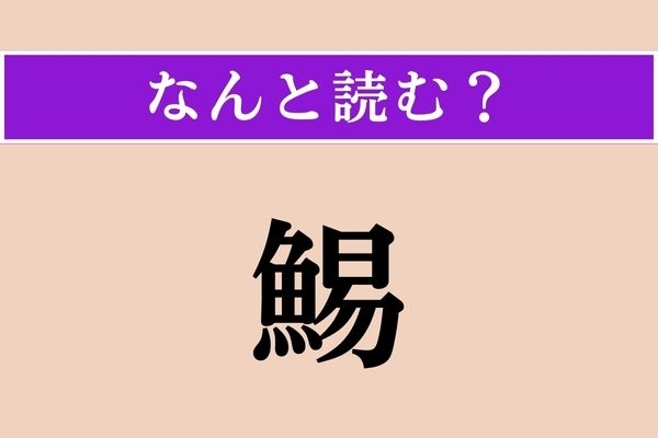 【難読漢字】「鯣」正しい読み方は？ 魚へんですが、生きてはいません
