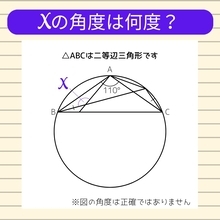 【角度当てクイズ Vol.2006】xの角度は何度？