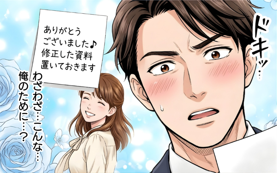 「わざわざ俺のために…？」健気な彼女との秘密のやりとりにドキッ