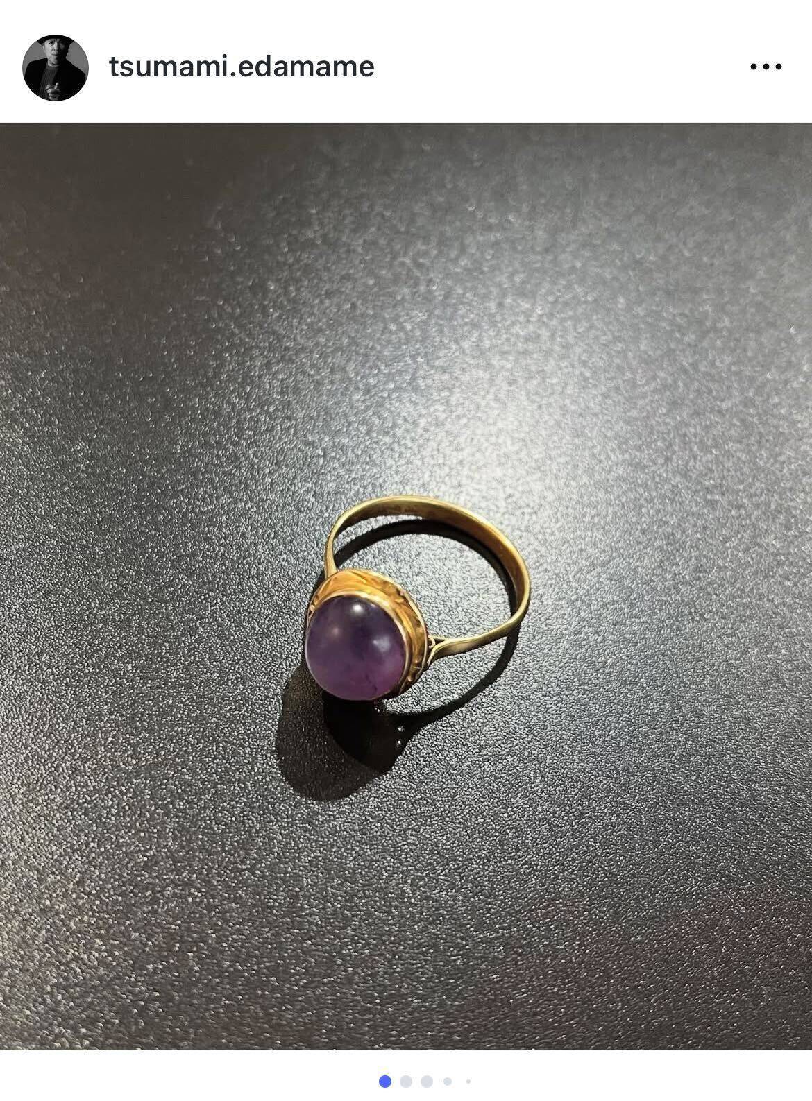 つまみ枝豆、母親の形見のアメジストの指輪に込めた想い「母さんにまた会えると信じて」