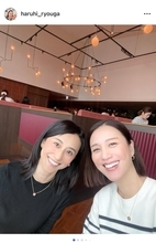 遼河はるひ、宝塚同期の紺野まひると“よく喋りよく食べた”充実ランチ