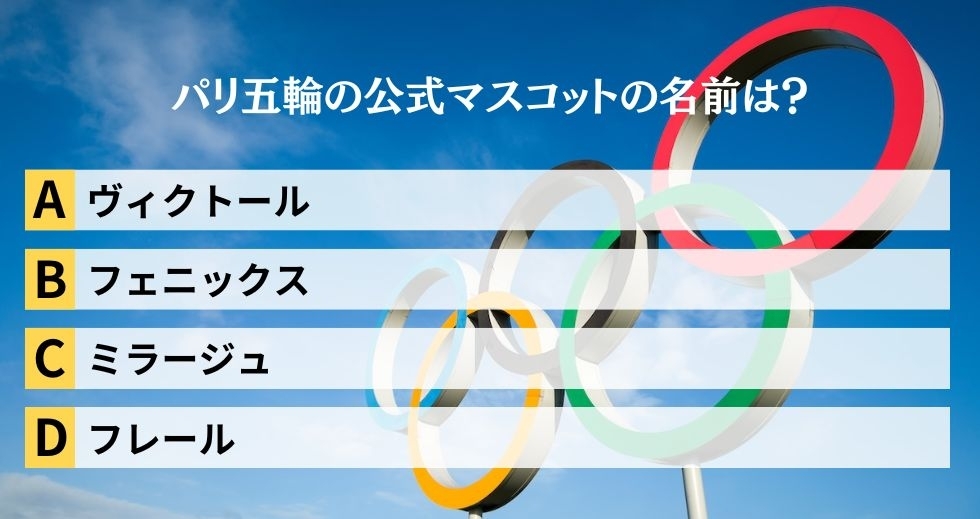 がんばれニッポン！ 2024年パリ五輪クイズ＜Vol.7＞