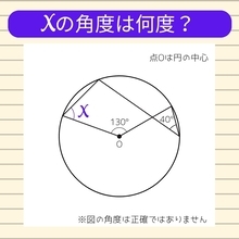【角度当てクイズ Vol.2466】xの角度は何度？