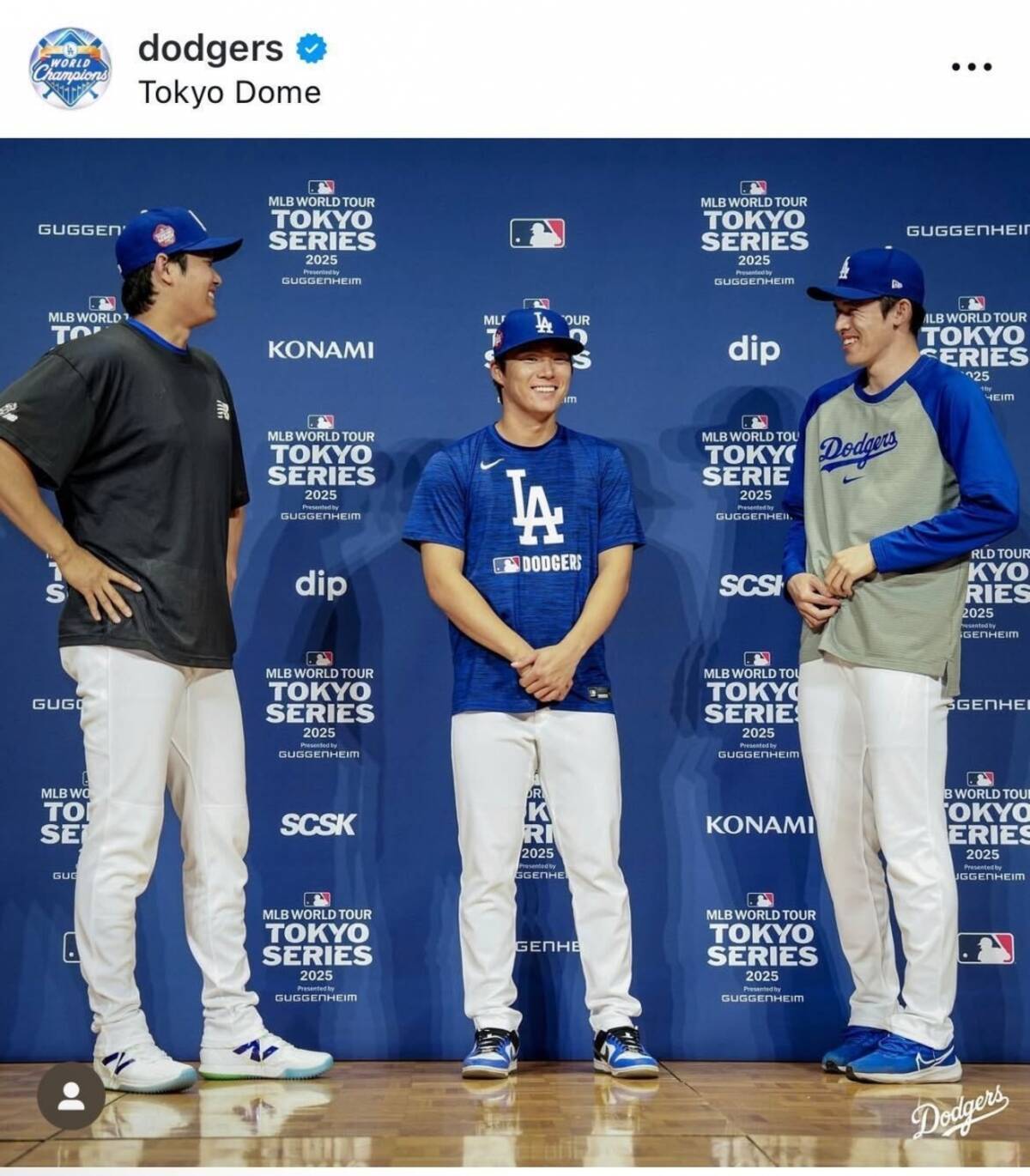 大谷翔平・山本由伸・佐々木朗希のドジャース日本人トリオが凱旋 
