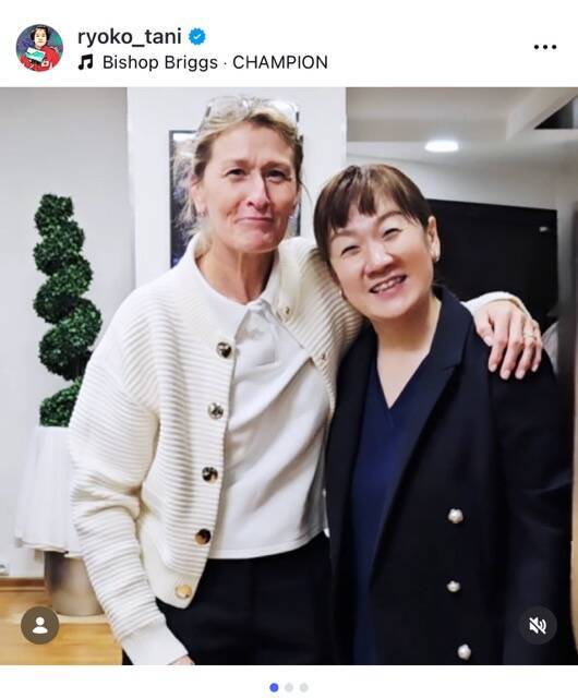 谷亮子、17歳から競い合った宿命のライバルと母親同士で再会