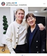 谷亮子、17歳から競い合った宿命のライバルと母親同士で再会