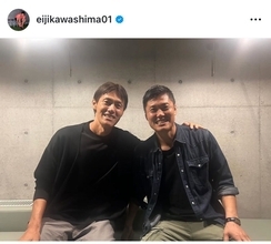 J2磐田GK川川島永嗣、先輩・楢崎正剛と久々の再会「いつまで経ってもこの背中を追いかけてる」