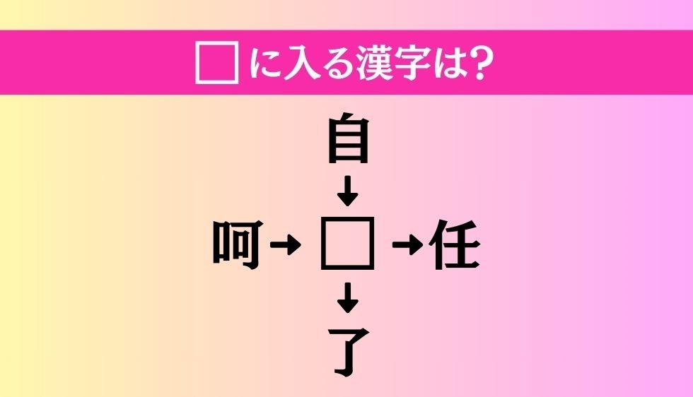【穴埋め熟語クイズ Vol.769】□に漢字を入れて4つの熟語を完成させてください