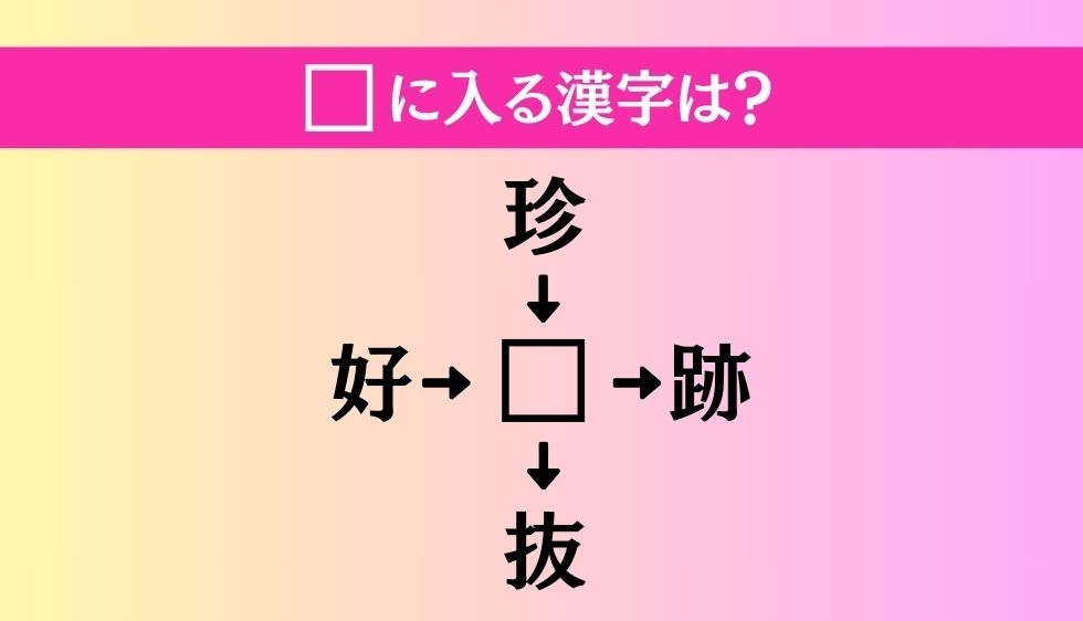 【穴埋め熟語クイズ Vol.2158】□に漢字を入れて4つの熟語を完成させてください
