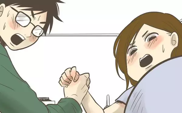 「感動…！ 陣痛の様子が変化し、赤ちゃんの髪の毛が見えてきた」の画像