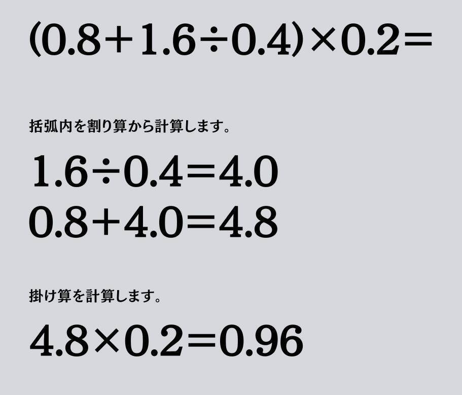大人ならわかる？ 小学校の「算数」問題＜Vol.2494＞