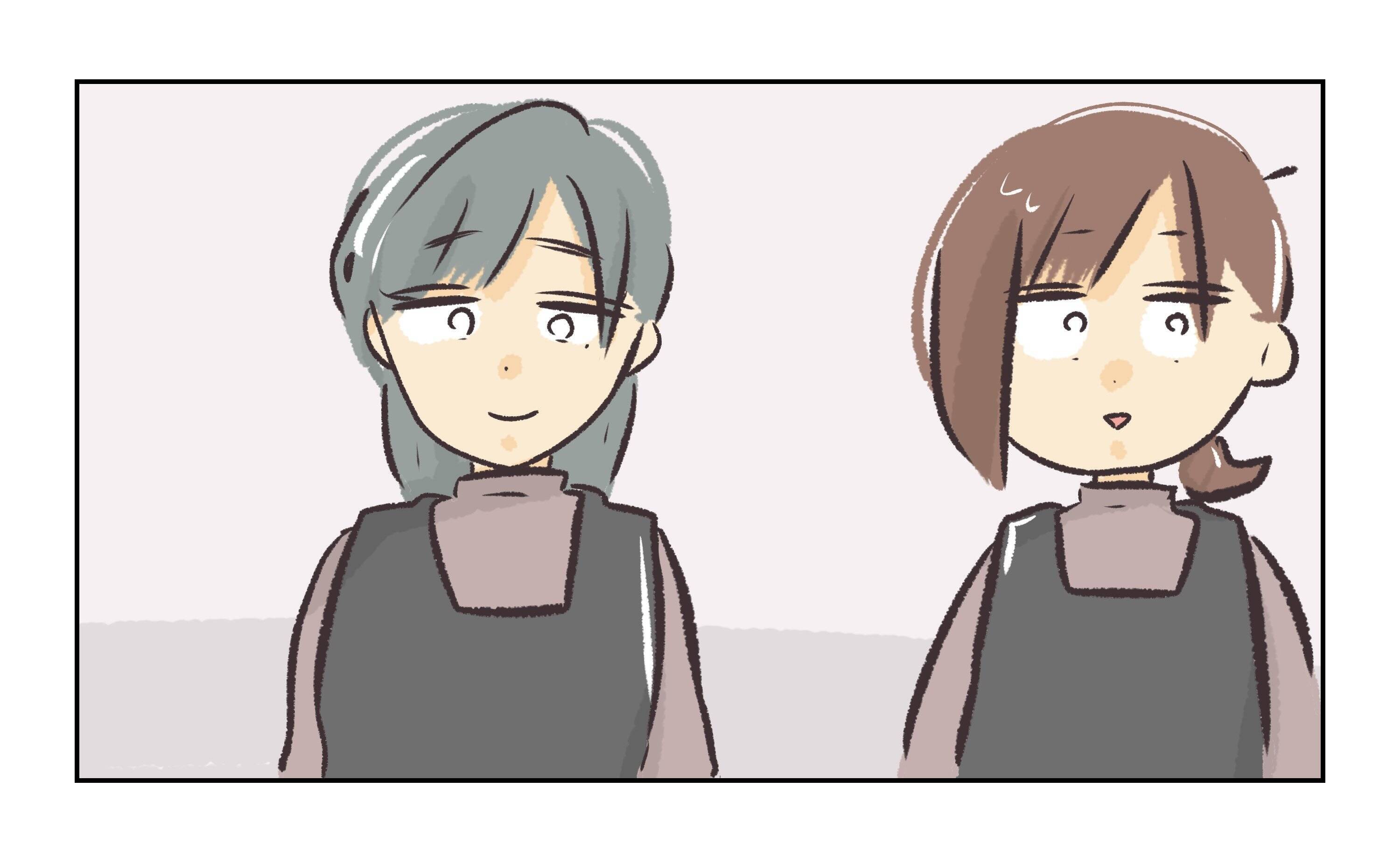 【漫画】お客さんが帰って一段落すると、先輩が深いため息【バイト先で浮気現場に遭遇 Vol.82】