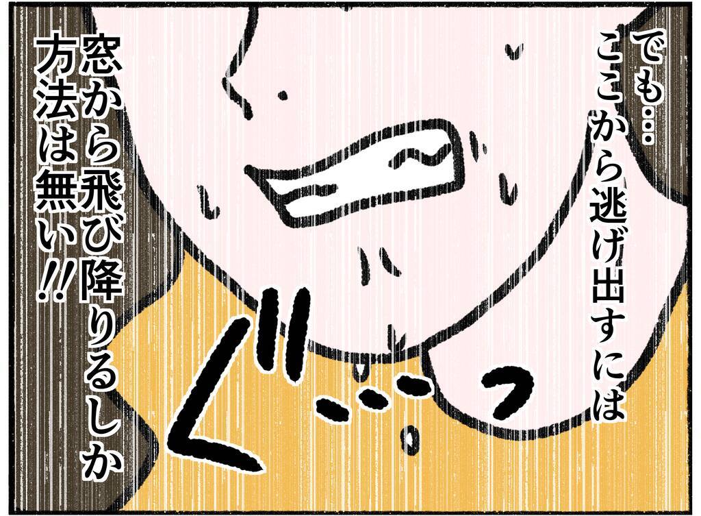 【漫画】「いける！」と思ったが…かなりの高さの窓から体勢を崩して転落【母とうつと私。 Vol.36】