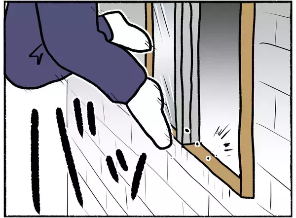 「【漫画】「いける！」と思ったが…かなりの高さの窓から体勢を崩して転落【母とうつと私。 Vol.36】」の画像