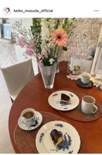 増田恵子、亡き夫への想いを込めたコーヒータイムを投稿