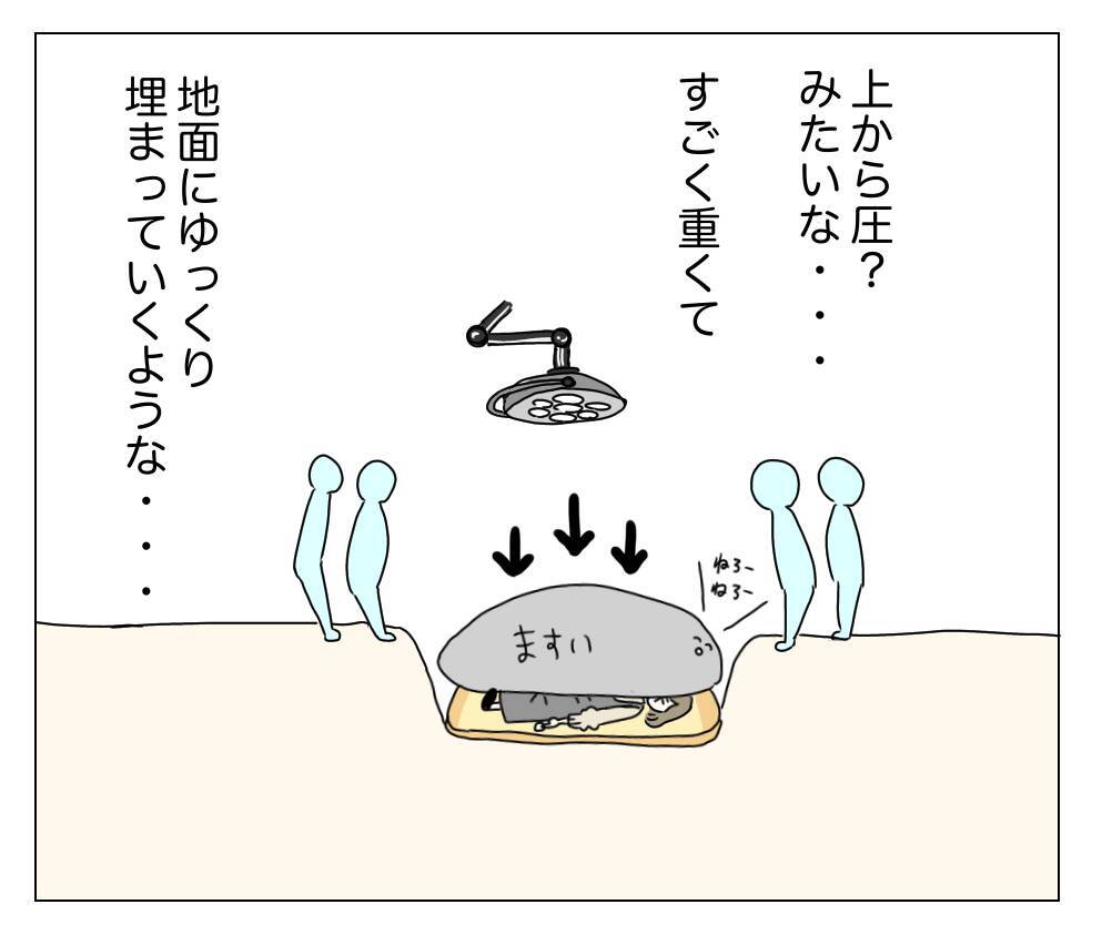 「急にすごく眠い…」麻酔をして、ついに手術開始