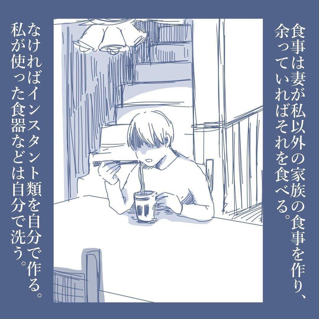 【漫画】家族ではなく、同じ建物に住んでいる同居人状態【見えない地獄 Vol.33】