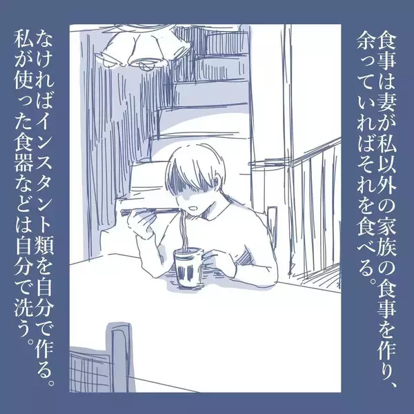 「【漫画】家族ではなく、同じ建物に住んでいる同居人状態【見えない地獄 Vol.33】」の画像