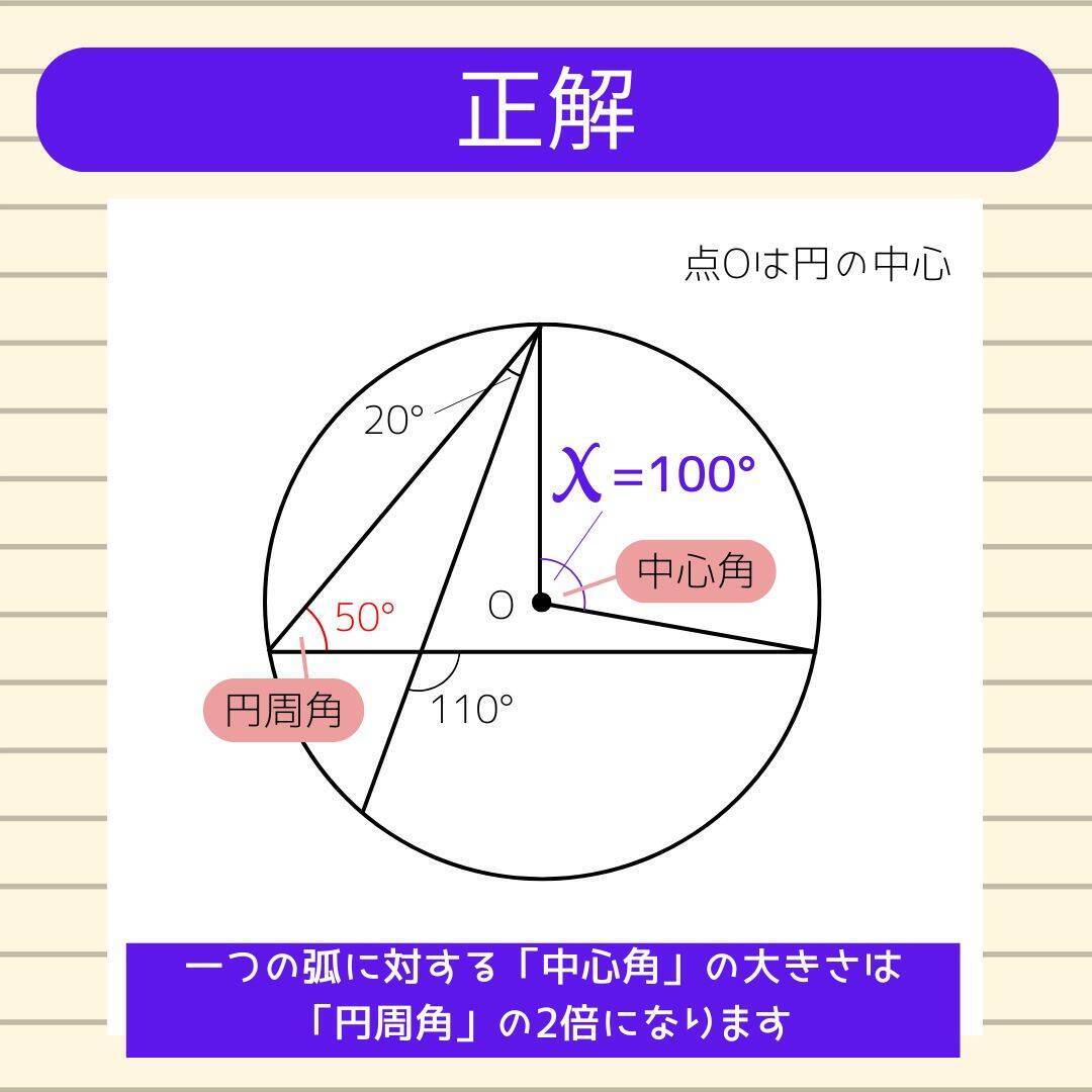 【角度当てクイズ Vol.2389】xの角度は何度？＜全3問＞