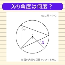 【角度当てクイズ Vol.988】xの角度は何度？