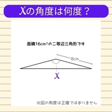 【角度当てクイズ Vol.945】xの角度は何度？