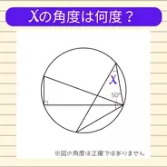 【角度当てクイズ Vol.2112】xの角度は何度？