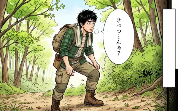 「「俺がやる！」と啖呵を切ったサラリーマンが山守に…縁側で鍋をすする夜、木の上から謎の視線が？【漫画】」の画像